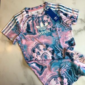 adidas marble tee dress